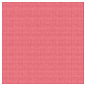 Textured Cardstock 12 x 12 - Rasberry/Rasberry Rush